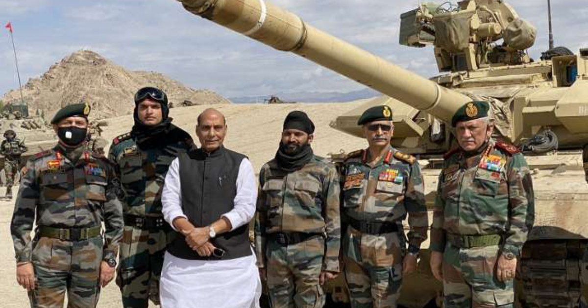 Rajnath, CDS, Army chief brief former Defence Ministers on China border situation